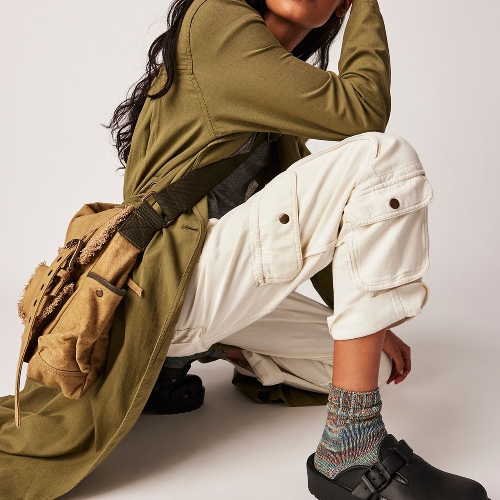 Free People Gray Tahiti Cargo Pants - Picture 5 of 7